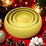 3 pcs ceramic serving bowl set