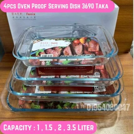 4 Pcs Oven Proof Serving Dish