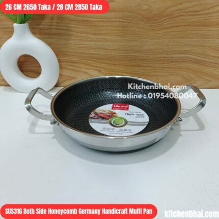 SUS316 Both Side Honeycomb Germany Handicraft Multi Pan