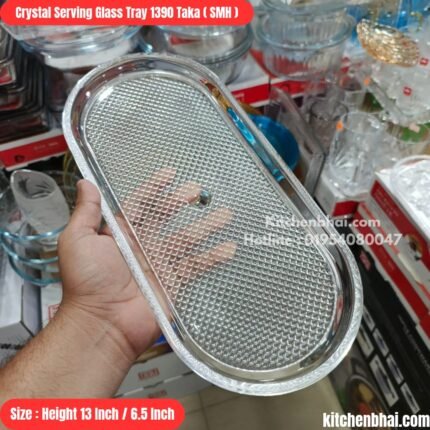 Crystal Serving Glass Tray-2