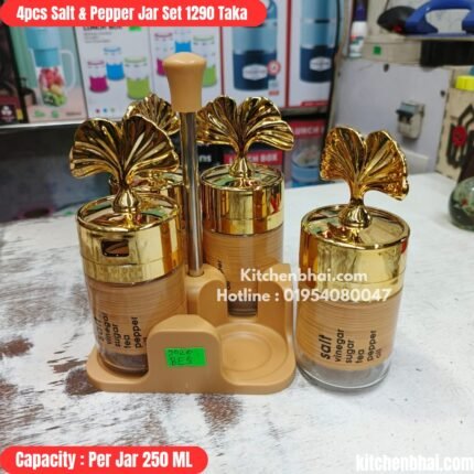 4pcs Salt & Pepper Jar Set